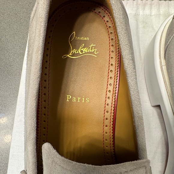 Christian Louboutin Taupe Men's Loafers - Picture 5 of 8